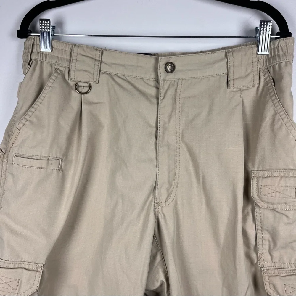 5.11 MEN’S REGULAR FIT TACLITE RIPSTOP CARGO PANT Khaki Outdoor 34x34 Gorpcore - Picture 3 of 10